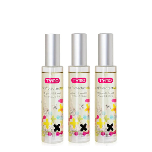 TYMO Heat Protectant Spray with Argan oil, best hair heat protectant to shield, enhance shine and style safety.